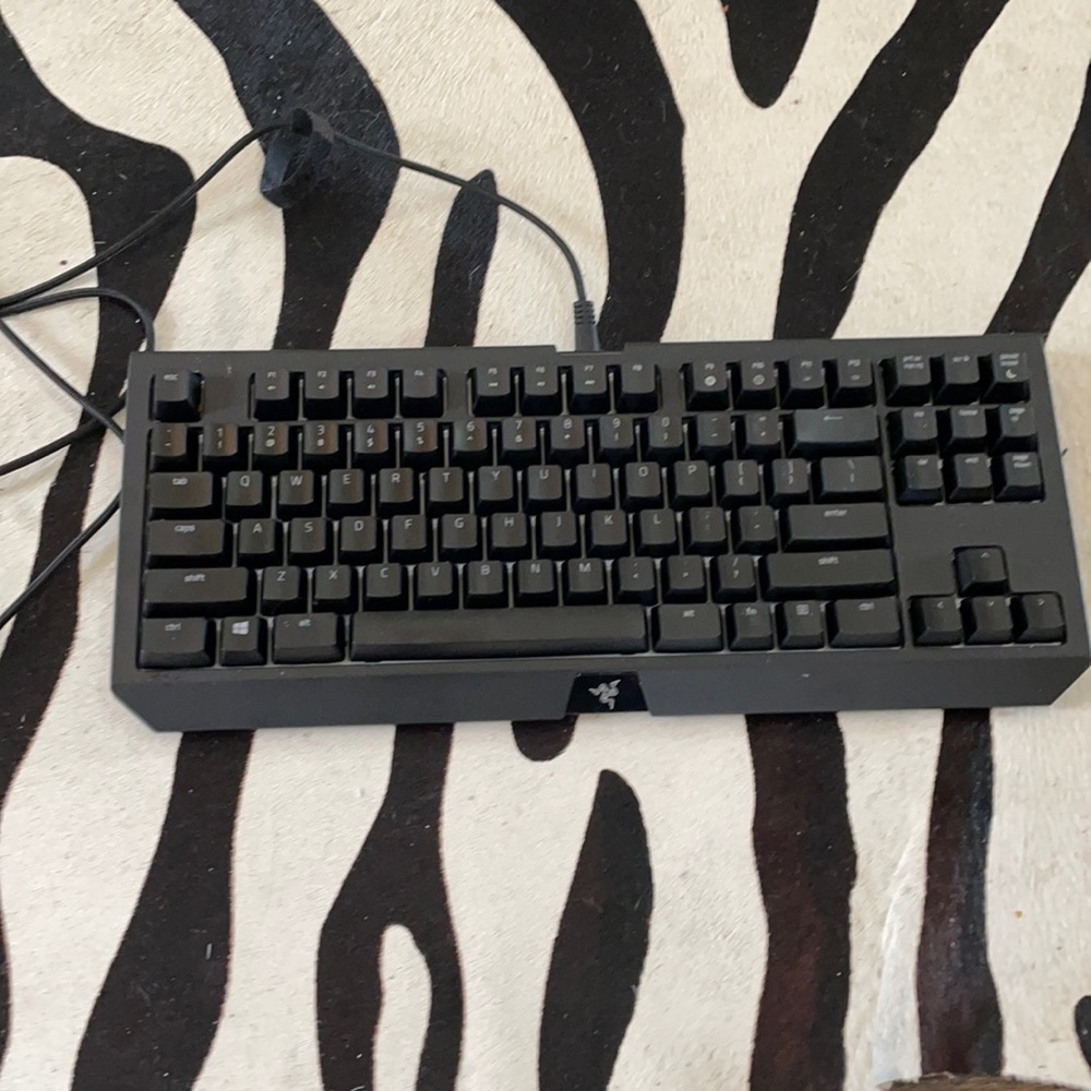 Beautiful brand new razer blackwidow keyboard